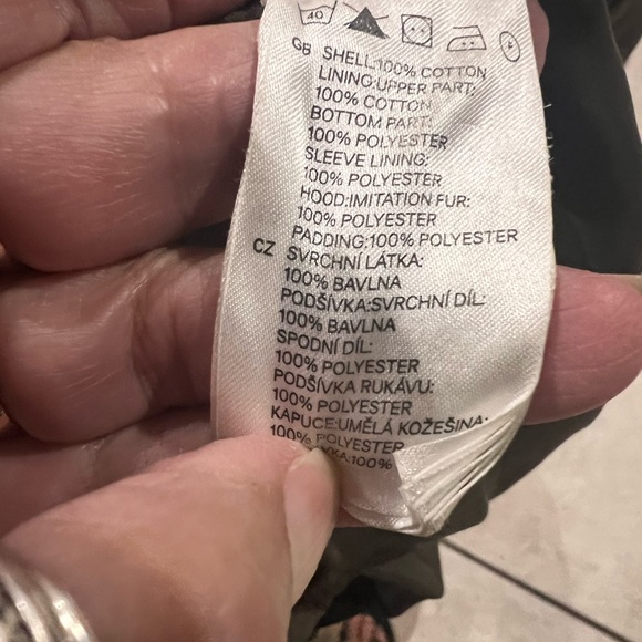 Men’s L.O.G.G. H&M Military Green Field Unisex Jacket w Hood - Picture 13 of 13